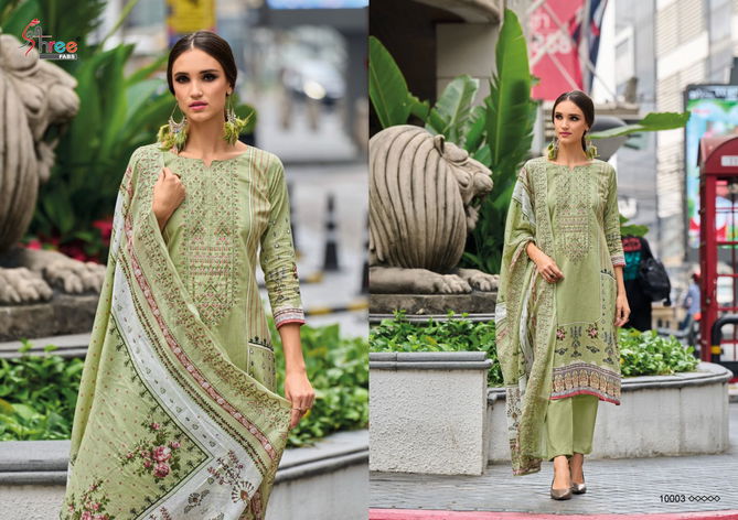 Binsaeed Lawn Collection Vol 10 Cotton Dress Material Wholesale Price In Surat
